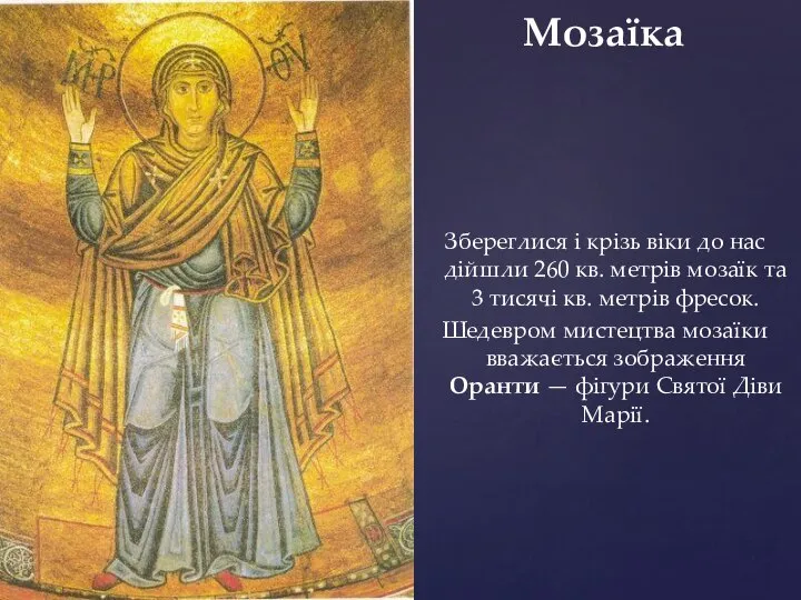 Збереглися і крізь віки до нас дійшли 260 кв. метрів мозаїк