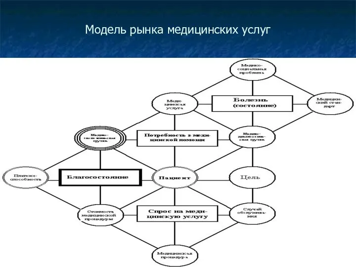 Модель рынка медицинских услуг