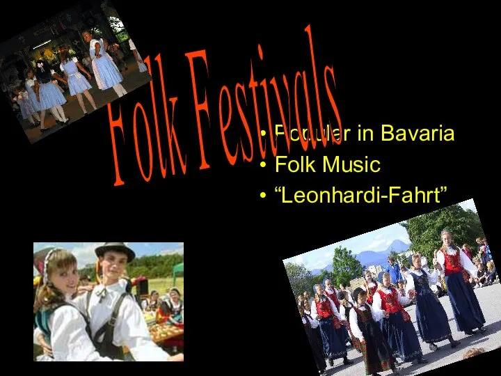 Popular in Bavaria Folk Music “Leonhardi-Fahrt” Folk Festivals