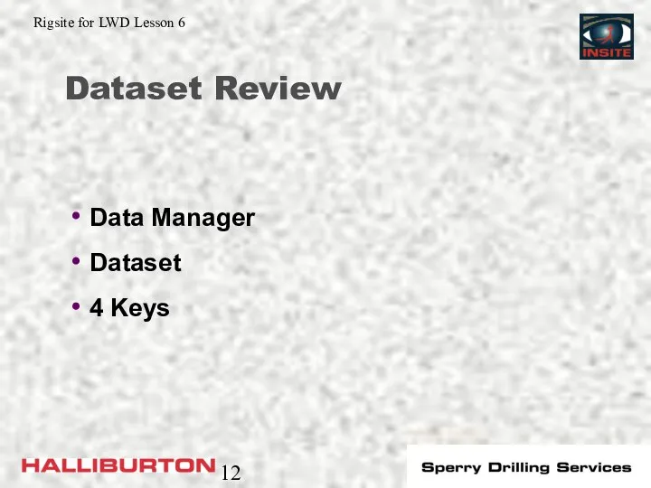 Dataset Review Data Manager Dataset 4 Keys