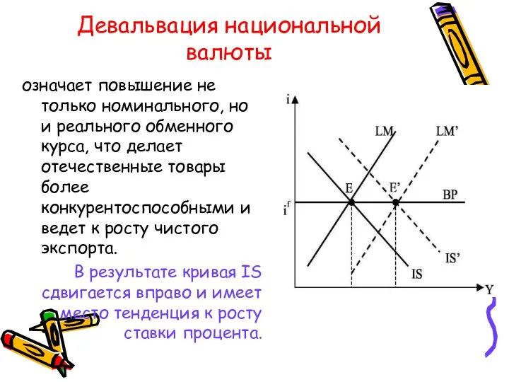 Девальвация национальной валюты означает повышение не только номинального, но и реального