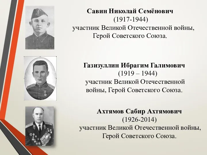 Савин Николай Семёнович (1917-1944) участник Великой Отечественной войны, Герой Советского Союза.