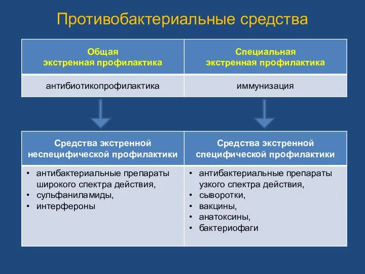 Противобактериальные средства