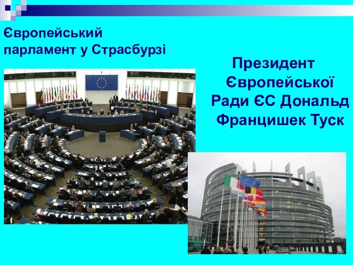 Європейський парламент у Страсбурзі Президент Європейської Ради ЄС Дональд Францишек Туск