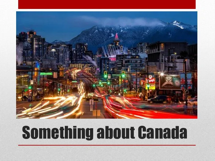 Something about Canada