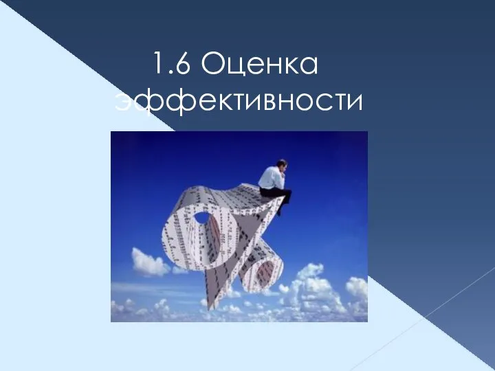 1.6 Оценка эффективности