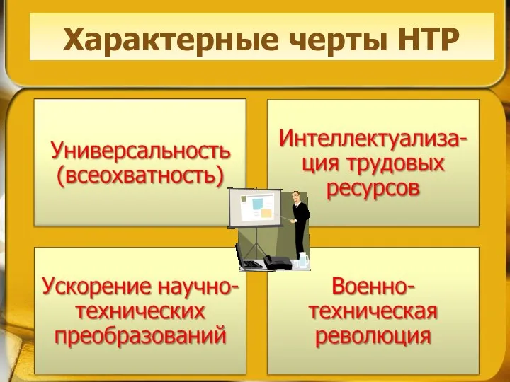 Характерные черты НТР