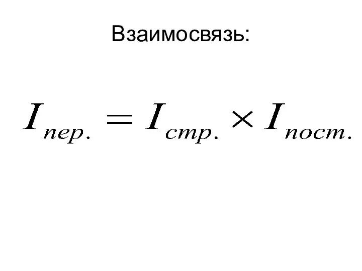 Взаимосвязь: