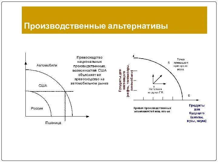 Производственные альтернативы