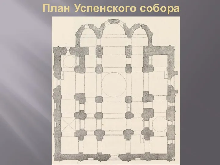 План Успенского собора