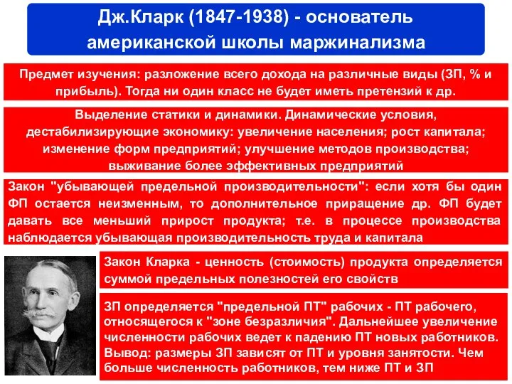 Предмет изучения: разложение всего дохода на различные виды (ЗП, % и