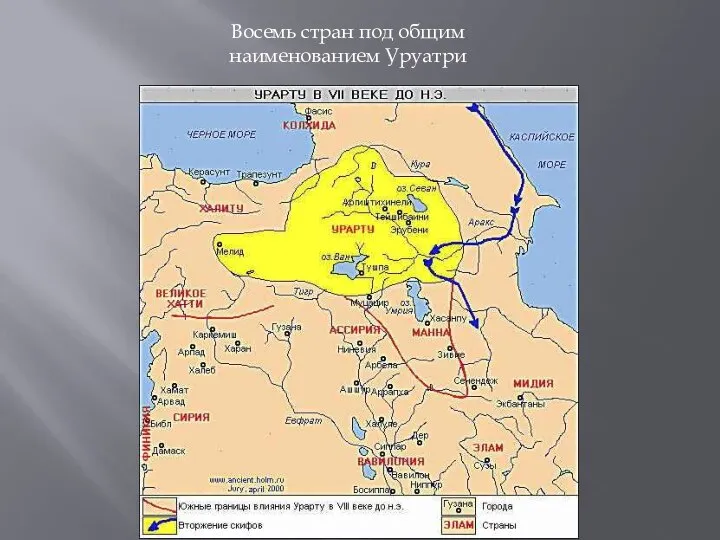 Восемь стран под общим наименованием Уруатри