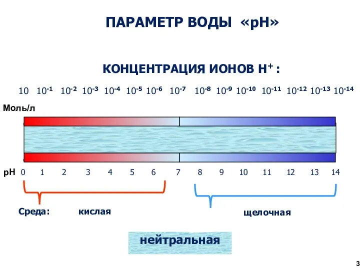 Моль/л рH