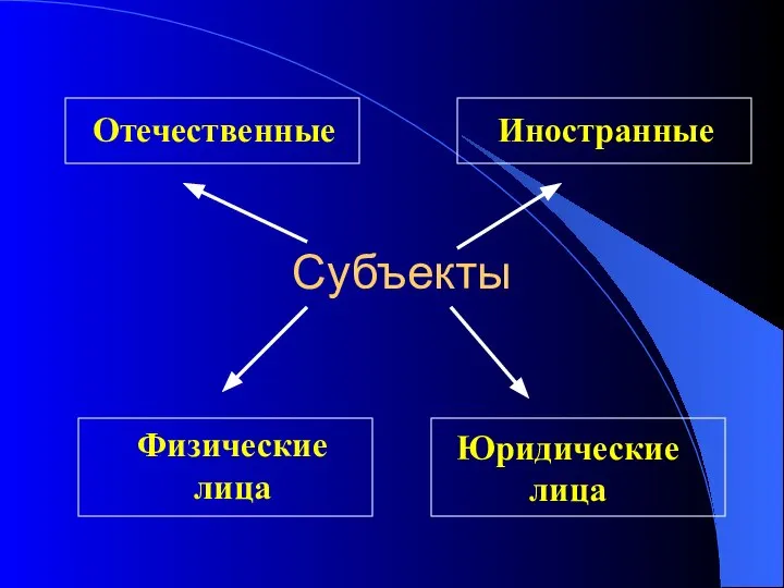 Субъекты