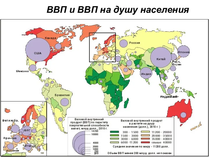 ВВП и ВВП на душу населения