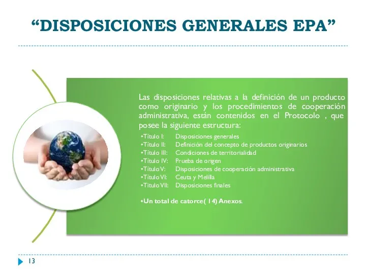 “DISPOSICIONES GENERALES EPA”