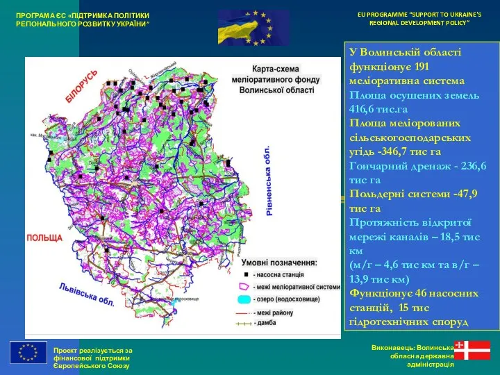 Проект реалізується за фінансової підтримки Європейського Союзу EU PROGRAMME “SUPPORT TO