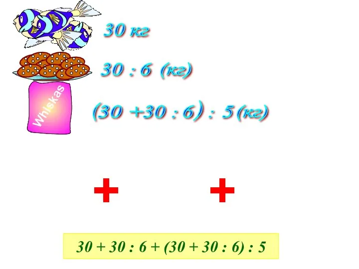 30 + 30 : 6 + (30 + 30 : 6)