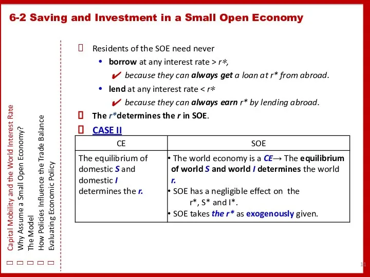 Residents of the SOE need never borrow at any interest rate