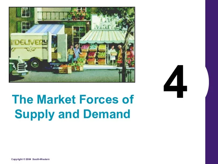 4 The Market Forces of Supply and Demand