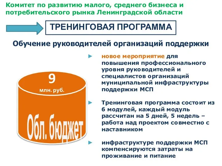 новое мероприятие для повышения профессионального уровня руководителей и специалистов организаций муниципальной