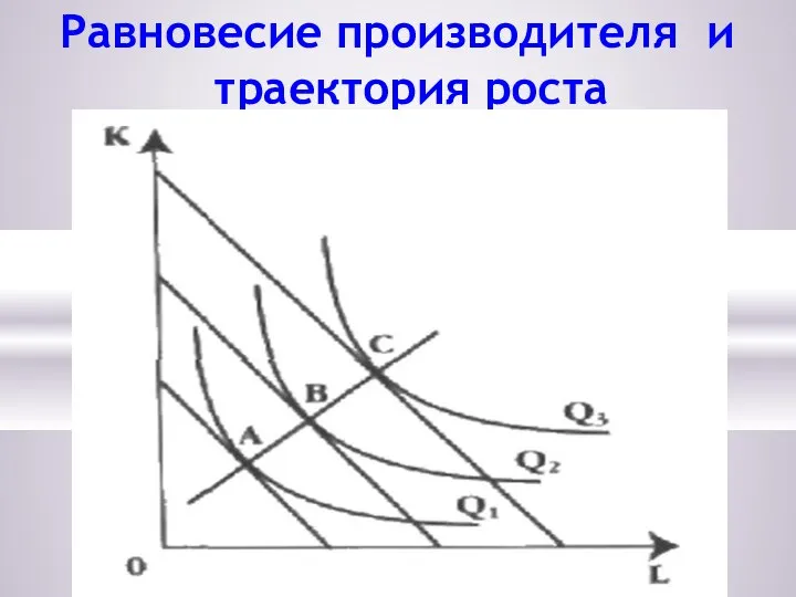 Равновесие производителя и траектория роста