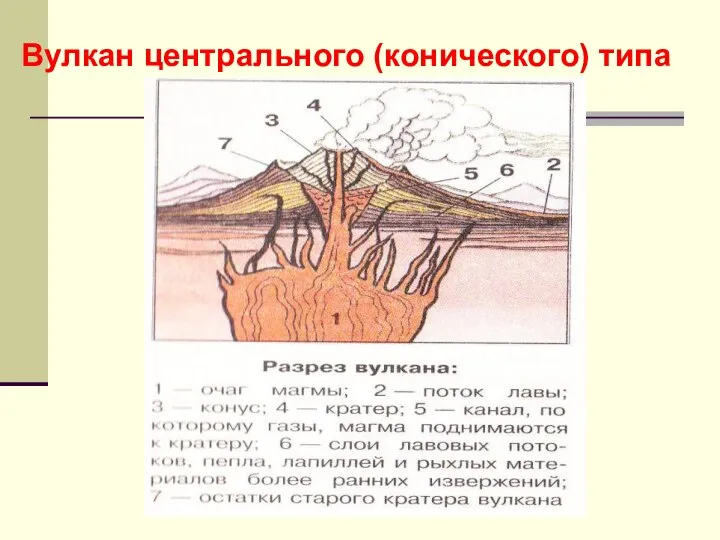 Вулкан центрального (конического) типа