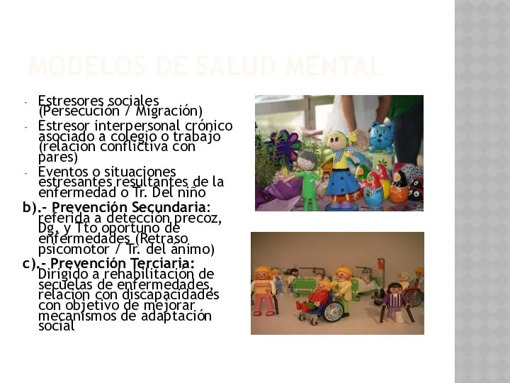 Estresores sociales (Persecución / Migración) Estresor interpersonal crónico asociado a colegio