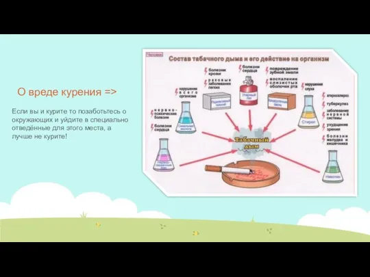 О вреде курения => Если вы и курите то позаботьтесь о