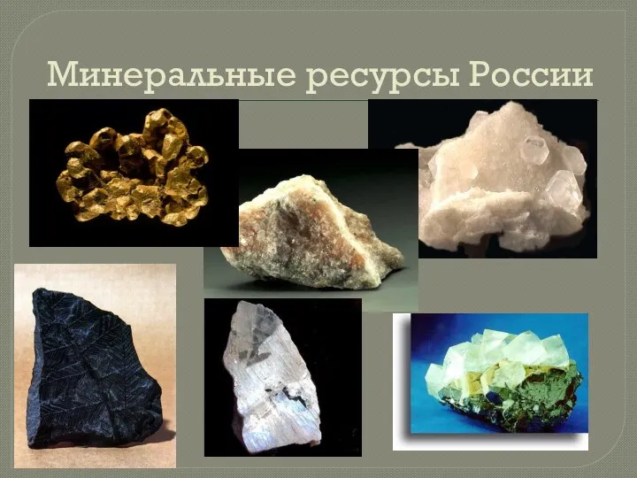 Минеральные ресурсы России