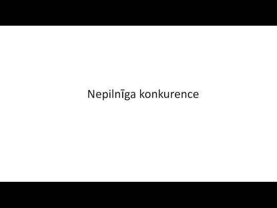 Nepilnīga konkurence