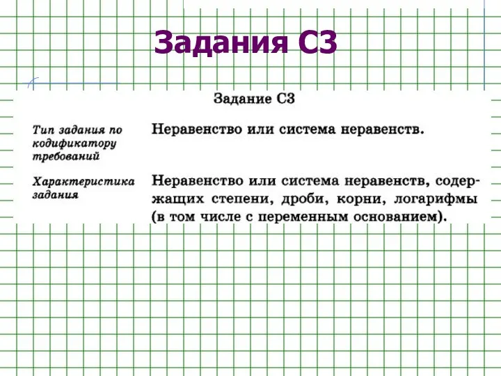 Задания С3