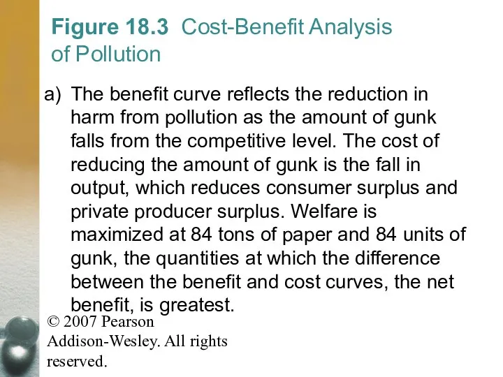 © 2007 Pearson Addison-Wesley. All rights reserved. Figure 18.3 Cost-Benefit Analysis