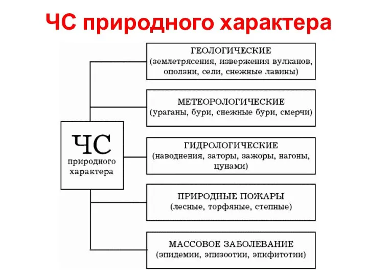 ЧС природного характера