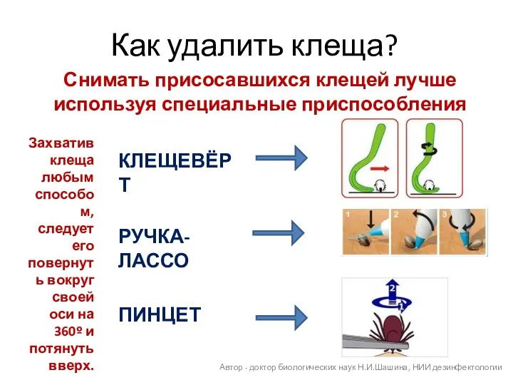 Как удалить клеща? Снимать присосавшихся клещей лучше используя специальные приспособления КЛЕЩЕВЁРТ