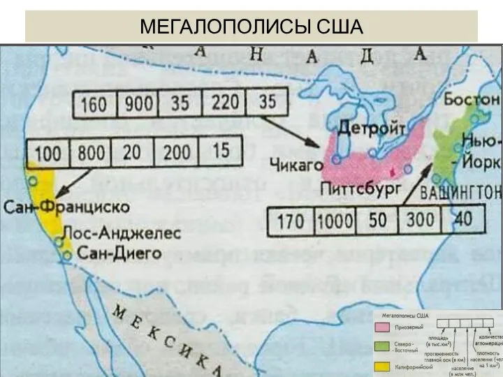 МЕГАЛОПОЛИСЫ США