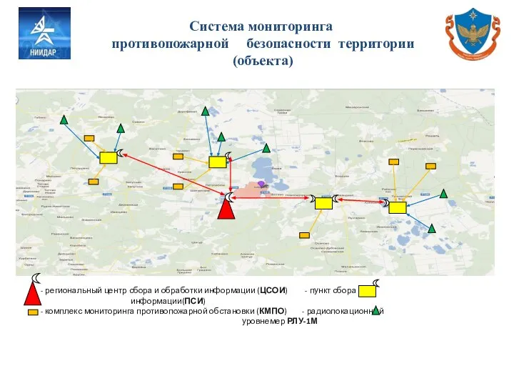 - региональный центр сбора и обработки информации (ЦСОИ) - пункт сбора