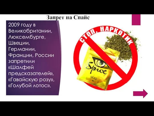 Запрет на Спайс 2009 году в Великобритании, Люксембурге, Швеции, Германии, Франции,