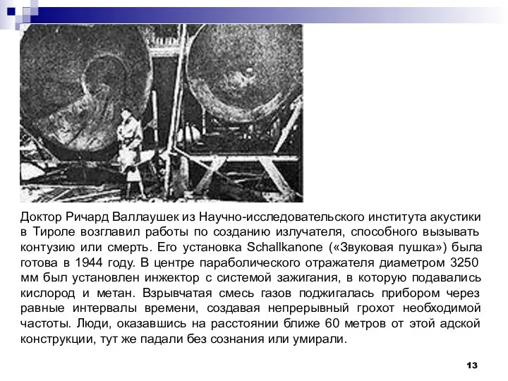 Доктор Ричард Валлаушек из Научно-исследовательского института акустики в Тироле возглавил работы