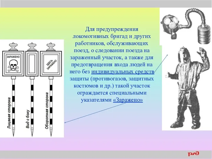 Для предупреждения локомотивных бригад и других работников, обслуживающих поезд, о следовании