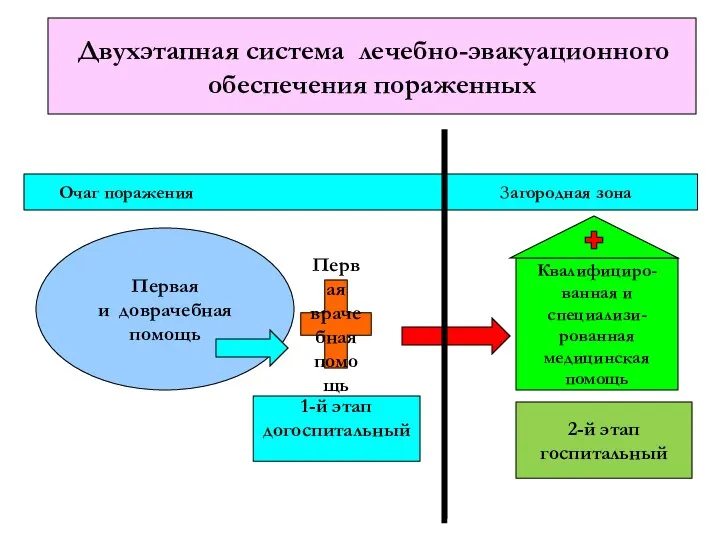 Первая и доврачебная помощь Первая врачебная помощь Квалифициро- ванная и специализи-