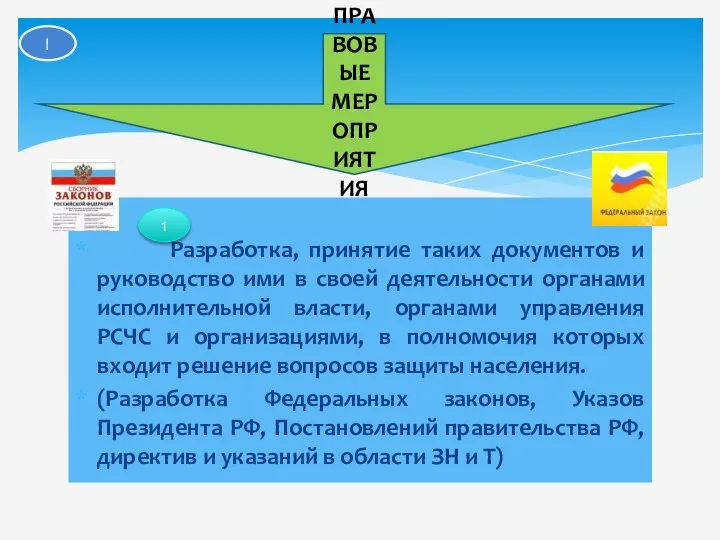 Разработка, принятие таких документов и руководство ими в своей деятельности органами