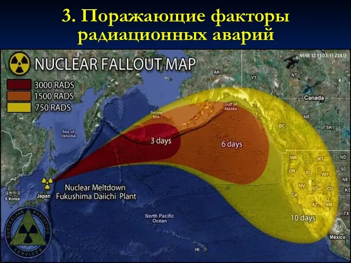 3. Поражающие факторы радиационных аварий