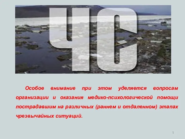 Особое внимание при этом уделяется вопросам организации и оказания медико-психологической помощи