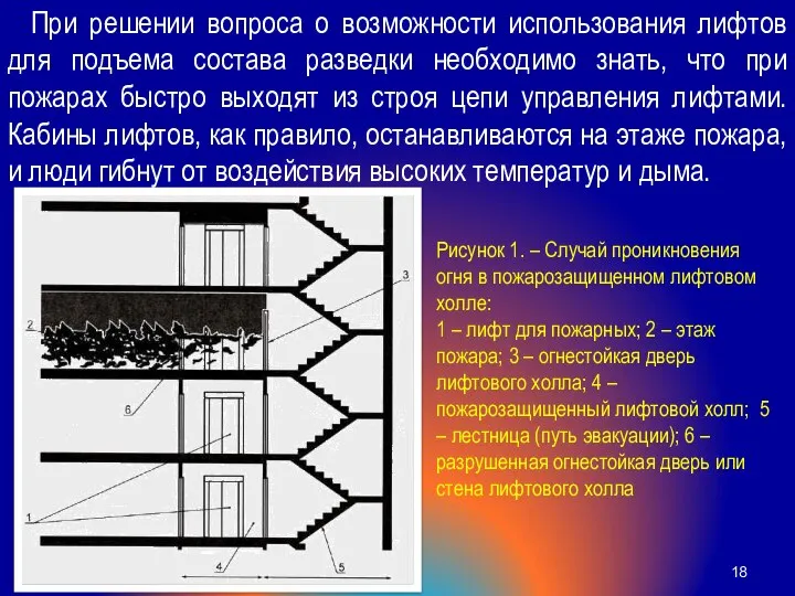 При решении вопроса о возможности использования лифтов для подъема состава разведки