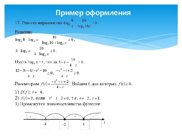 Пример оформления