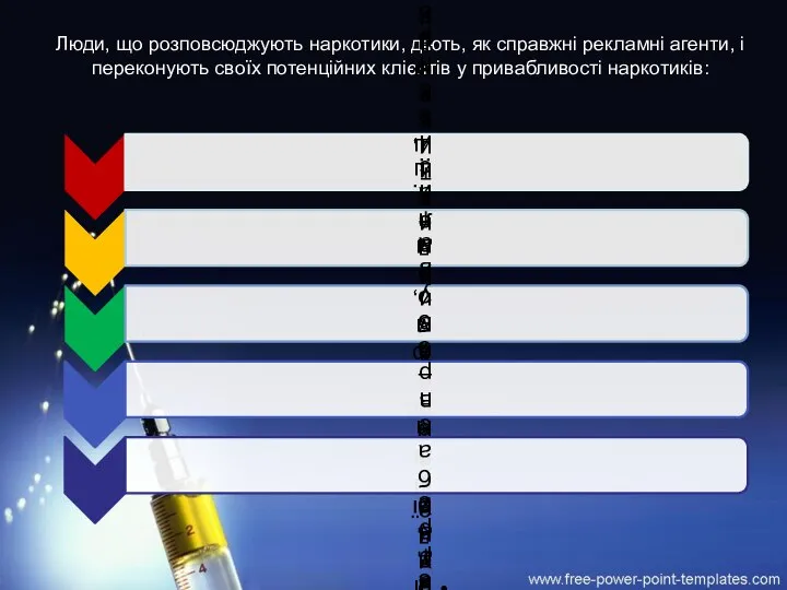 Люди, що розповсюджують наркотики, діють, як справжні рекламні агенти, і переконують