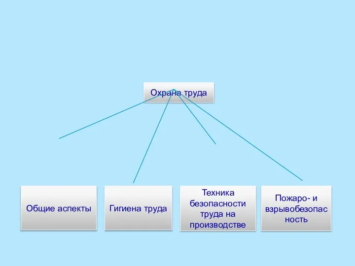 Охрана труда Общие аспекты Гигиена труда Техника безопасности труда на производстве Пожаро- и взрывобезопасность