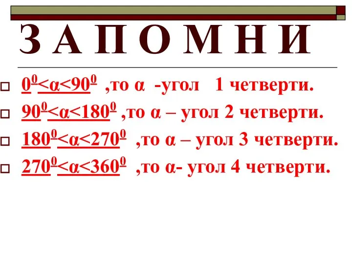 З А П О М Н И 00 900 1800 2700