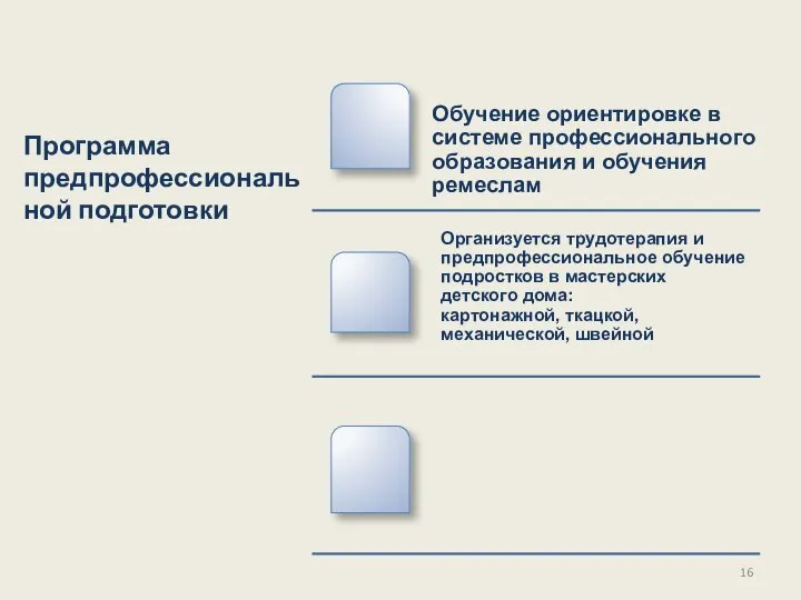 Программа предпрофессиональной подготовки